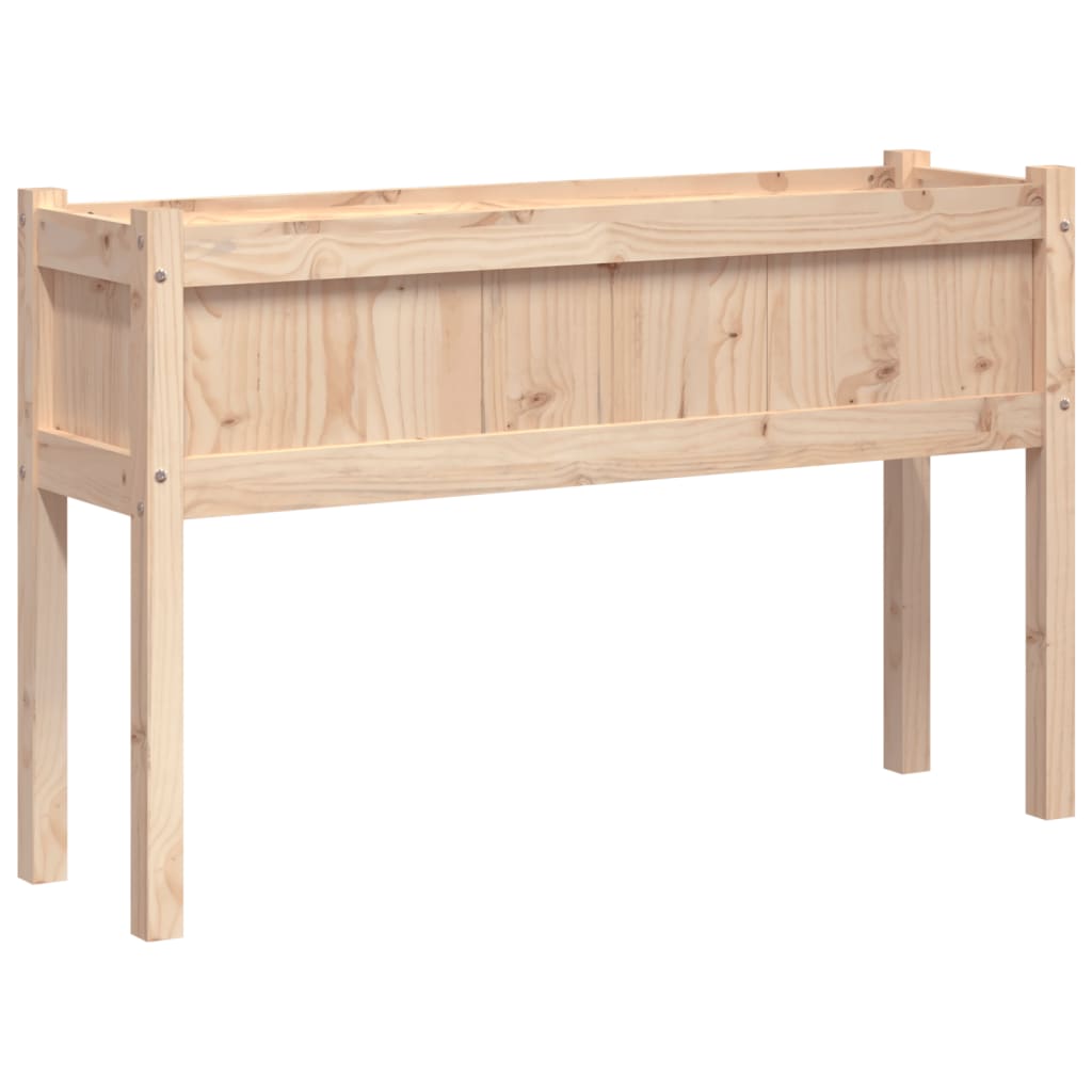 Hageplantekasse med ben 110x31x70 cm heltre furu