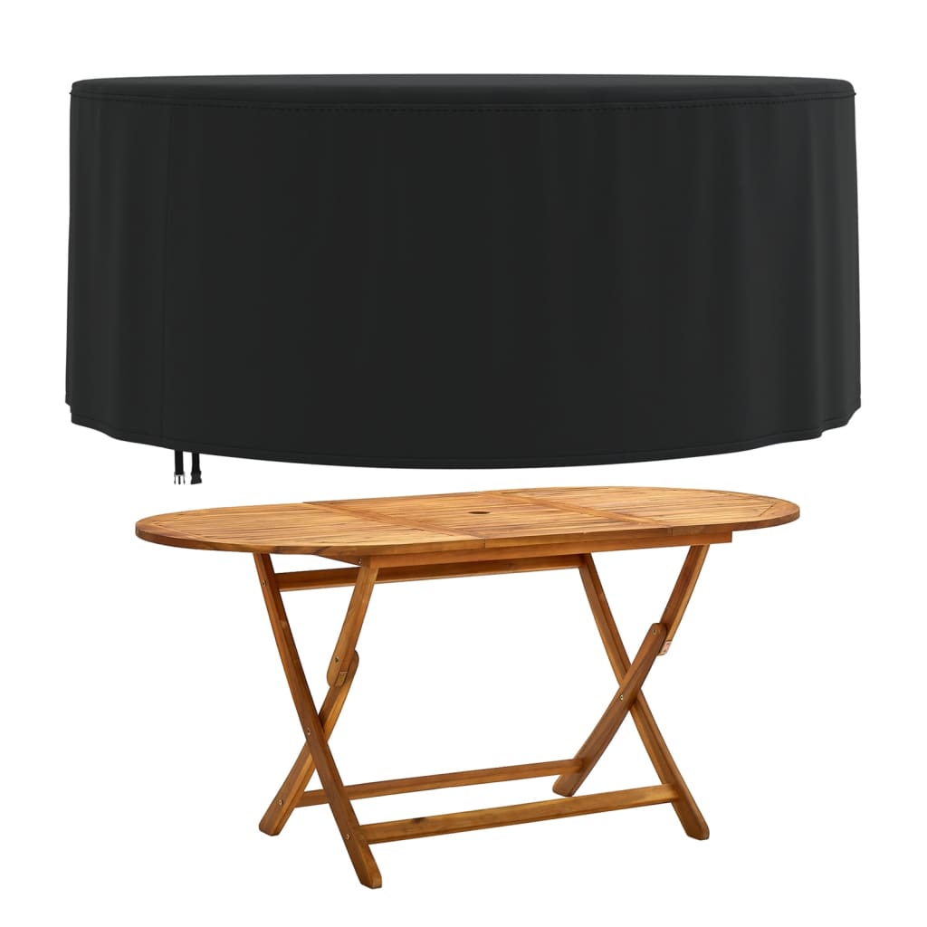 Hagemøbeltrekk 2 stk Ø 182x71 cm 420D oxfordstoff