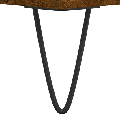 Salongbord røkt eik 90x50x36,5 cm konstruert tre
