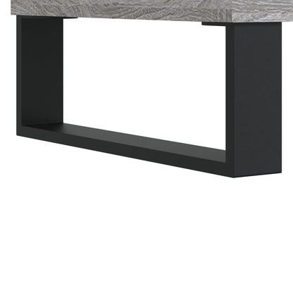 Salongbord grå sonoma 90x50x36,5 cm konstruert tre