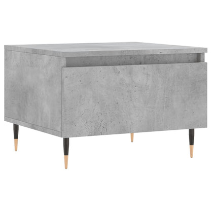 Salongbord betonggrå 50x46x35 cm konstruert tre