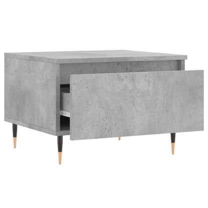 Salongbord betonggrå 50x46x35 cm konstruert tre