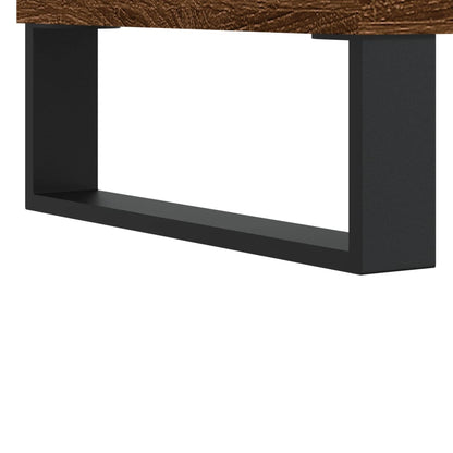 Salongbord brun eik 50x46x50 cm konstruert tre