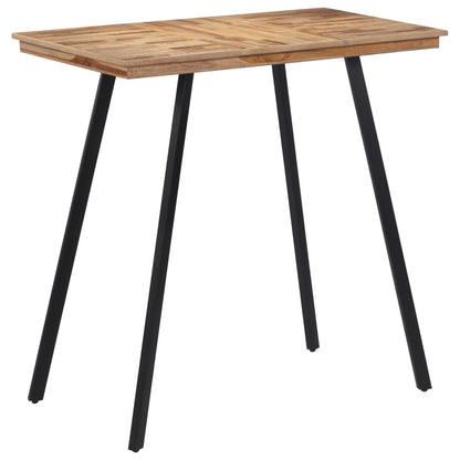 Sammenleggbart barbord 110x55x105 cm heltre teak
