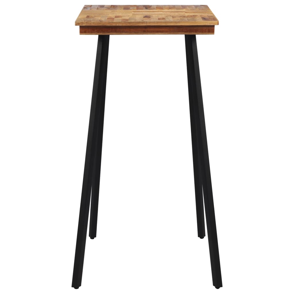Sammenleggbart barbord 110x55x105 cm heltre teak