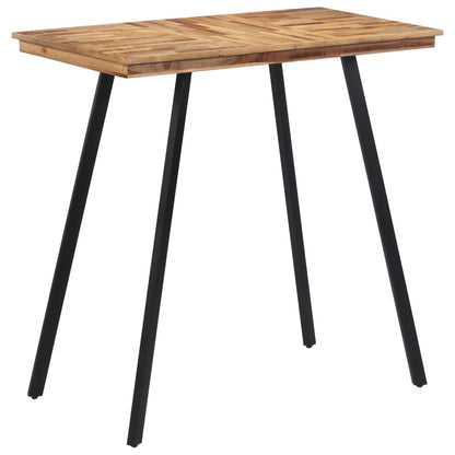 Sammenleggbart barbord 110x55x105 cm heltre teak