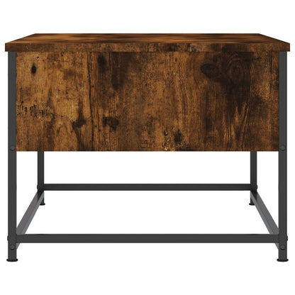 Salongbord røkt eik 100x51x40 cm konstruert tre