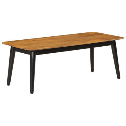 Salongbord 110x50x40 cm heltre mango og jern