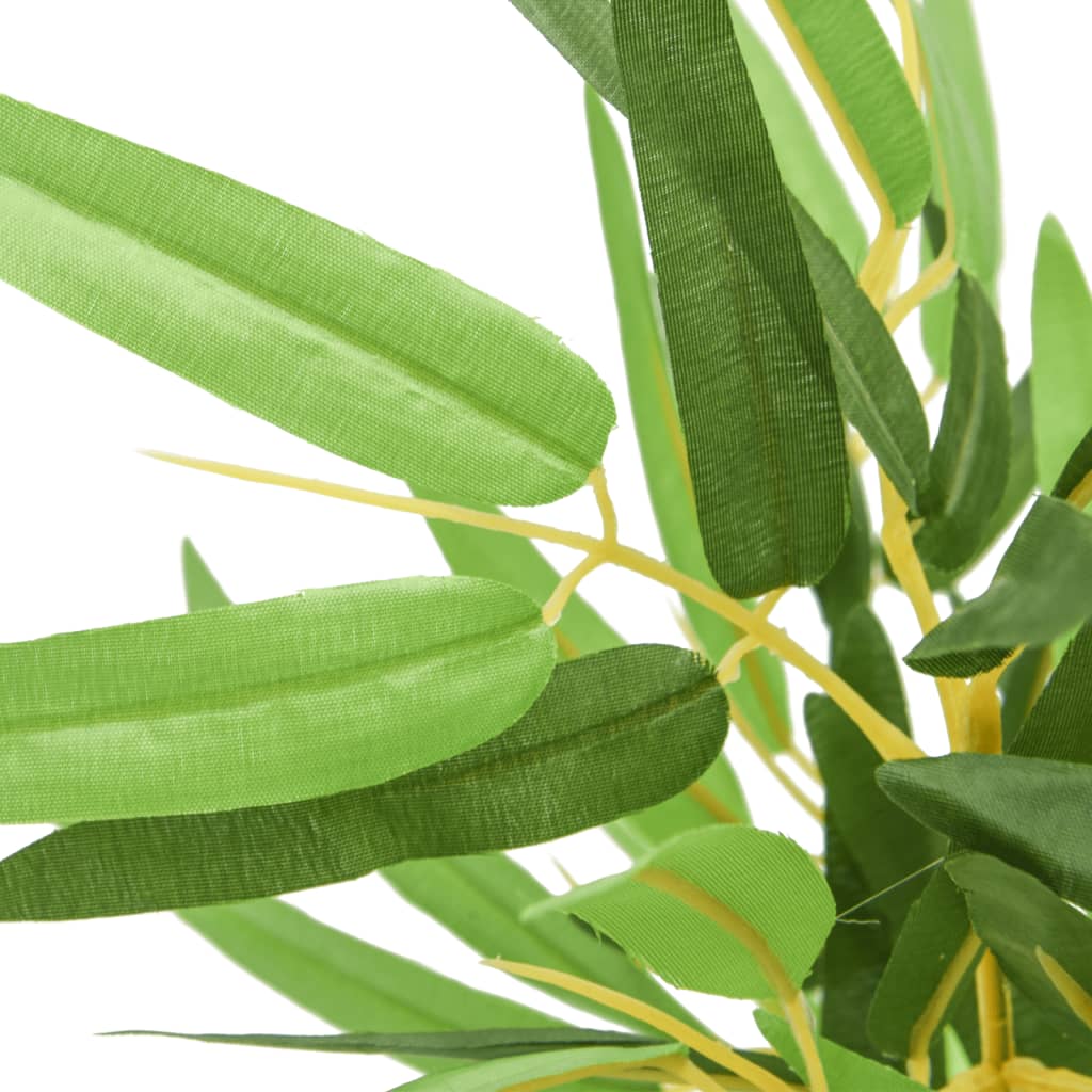 Kunstig bambustre 552 blader 120 cm grønn