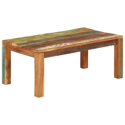 Salongbord 110x55x40 cm Massivt gjenvunnet tre