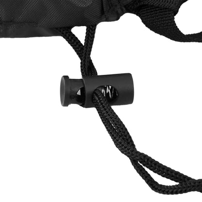 Hagemøbeltrekk svart Ø 182x71 cm 420D oxford