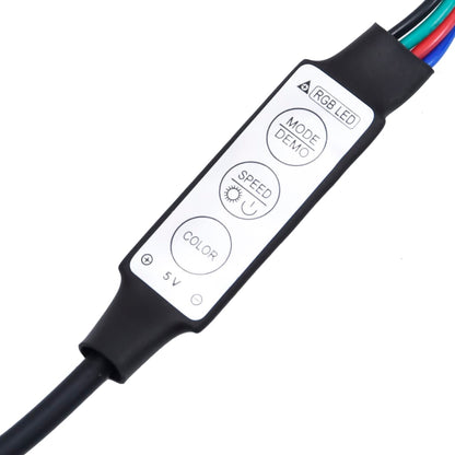 Sengegavl med LED hvit 180x18,5x103,5 cm konstruert tre