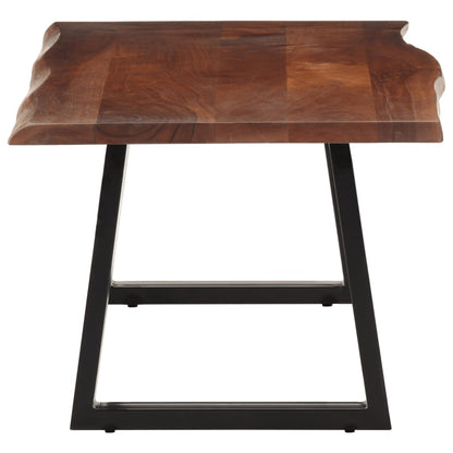 Sofabord honningbrun 110x55x40 cm heltre akasie