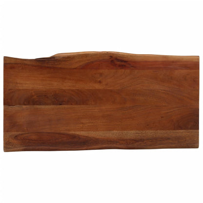 Sofabord honningbrun 110x55x40 cm heltre akasie