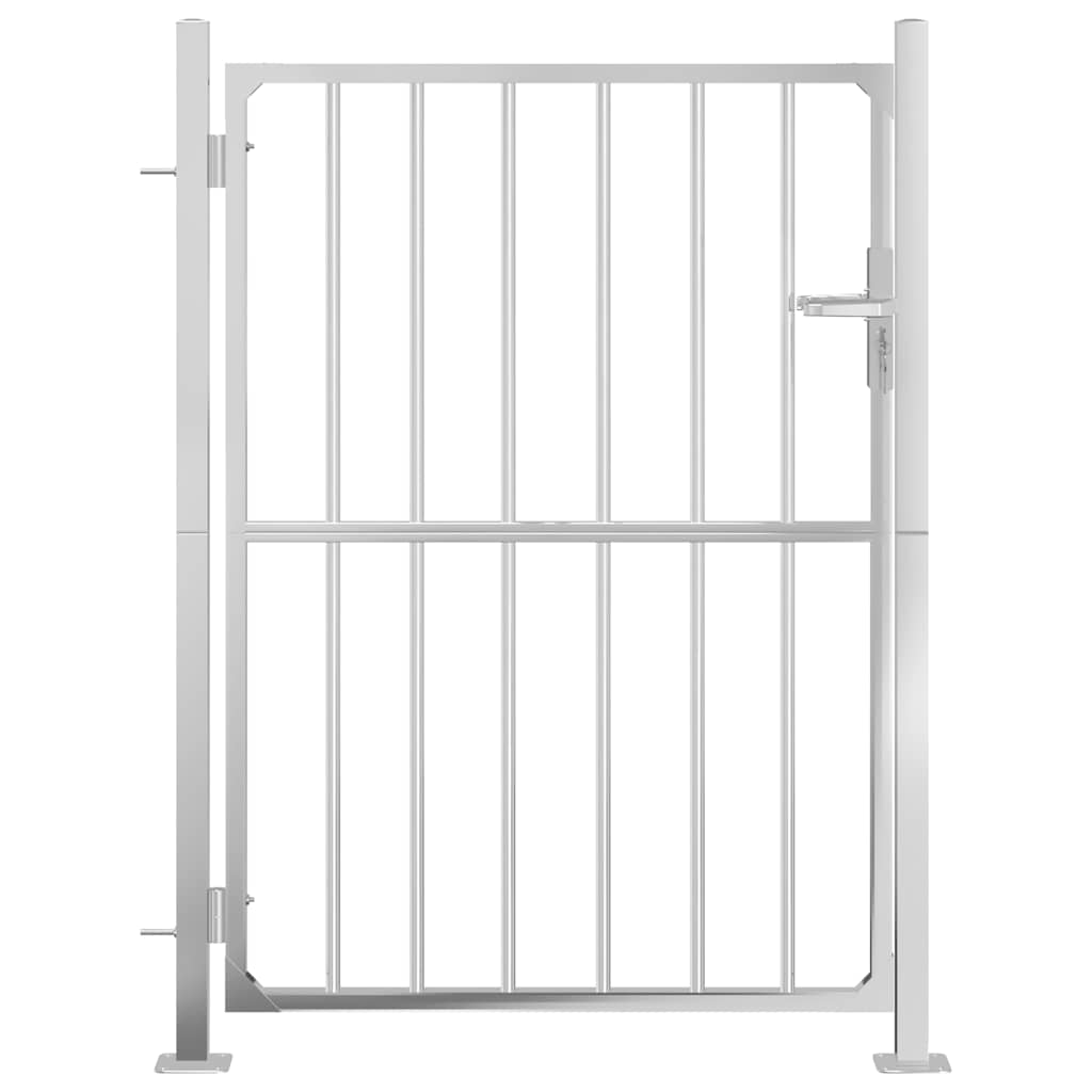 Hageport 85x145 cm rustfritt stål