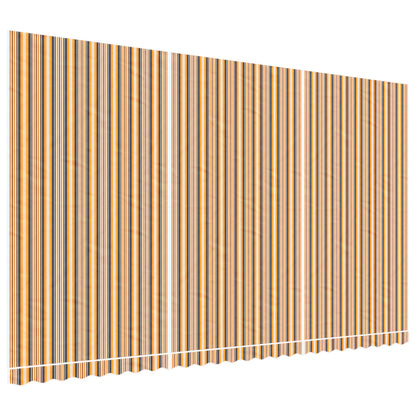 Erstatningsduk for markise flerfarget stripe 6x3,5 m