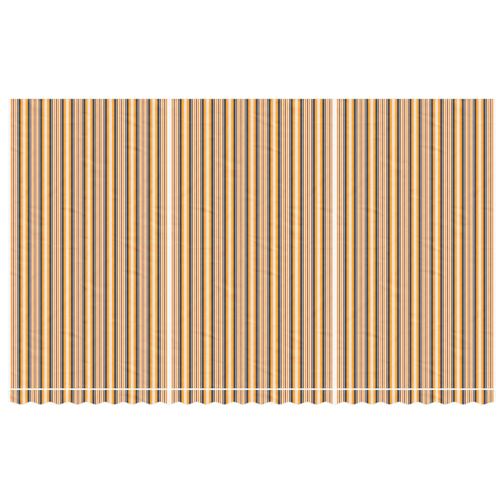 Erstatningsduk for markise flerfarget stripe 6x3,5 m
