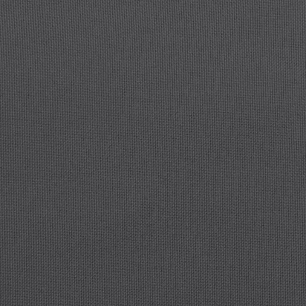 Hagesofa for hjørne med pute hvit 73x73x78 cm heltre furu