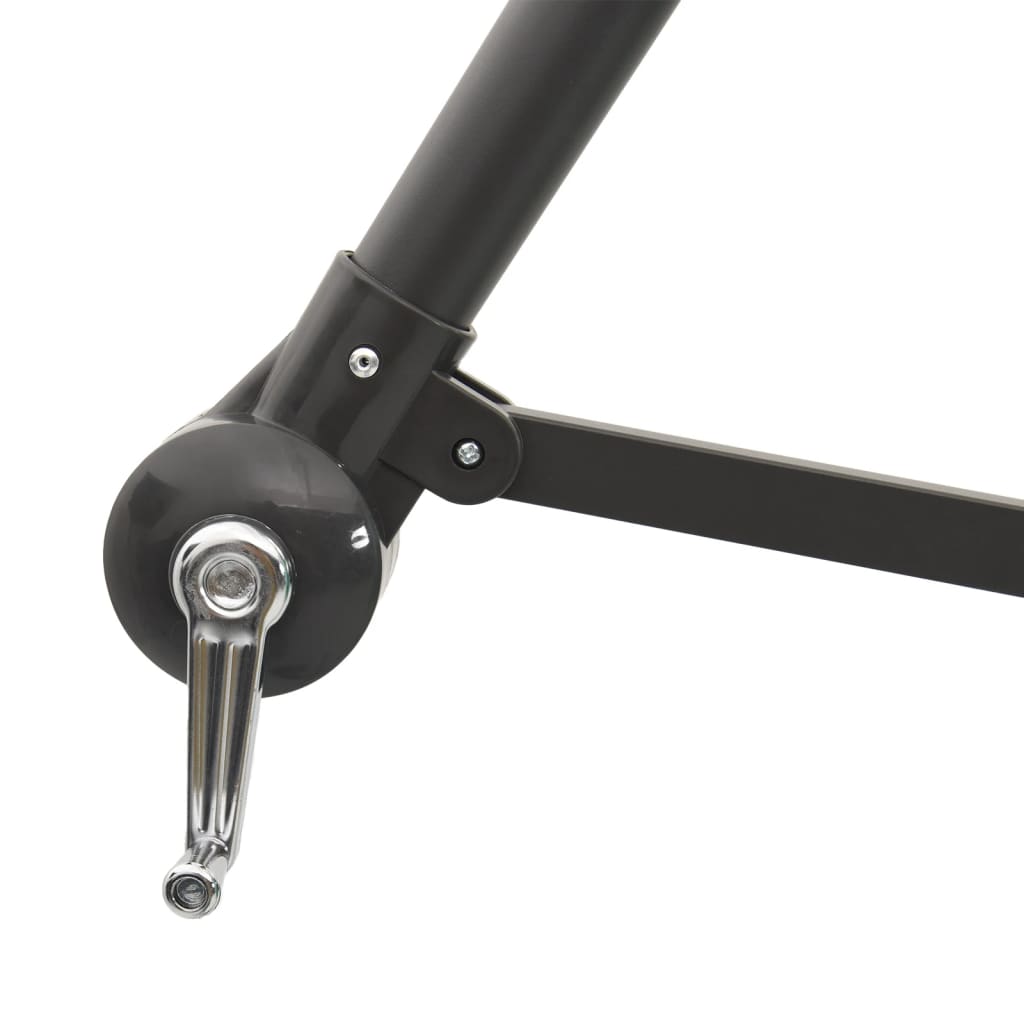 Hageparasoll med stålstang grønn 269x269x235 cm