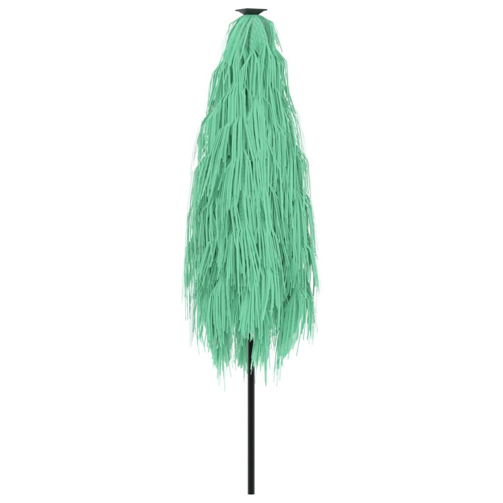 Hageparasoll med stålstang grønn 248x248x248 cm