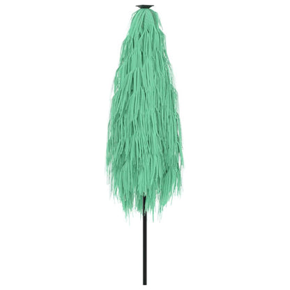 Hageparasoll med stålstang grønn 248x248x248 cm