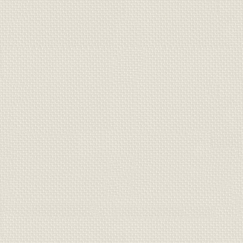 Hagepaviljong med uttrekkbar tak kremhvit 3x6 m aluminium