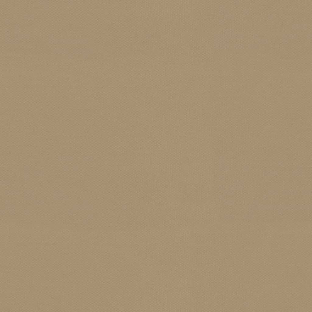 Hagepaviljong med uttrekkbar tak gråbrun 3x6 m aluminium