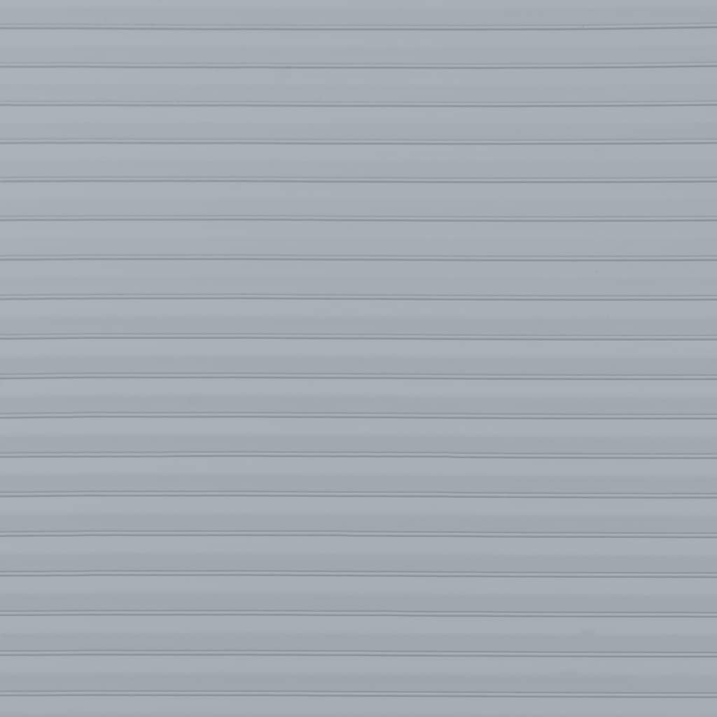 Hageskjermer 10 stk grå 252,5x19 cm PVC