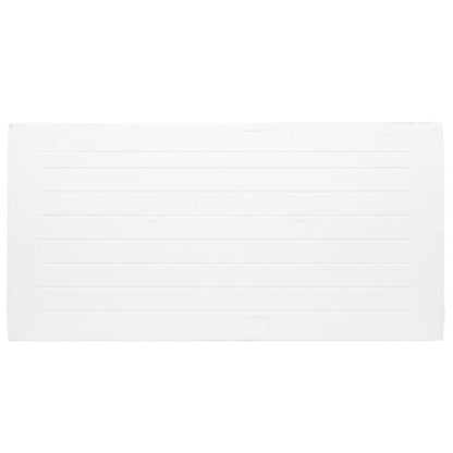 3D-veggpaneler 10 stk rød 100x50 cm EPS