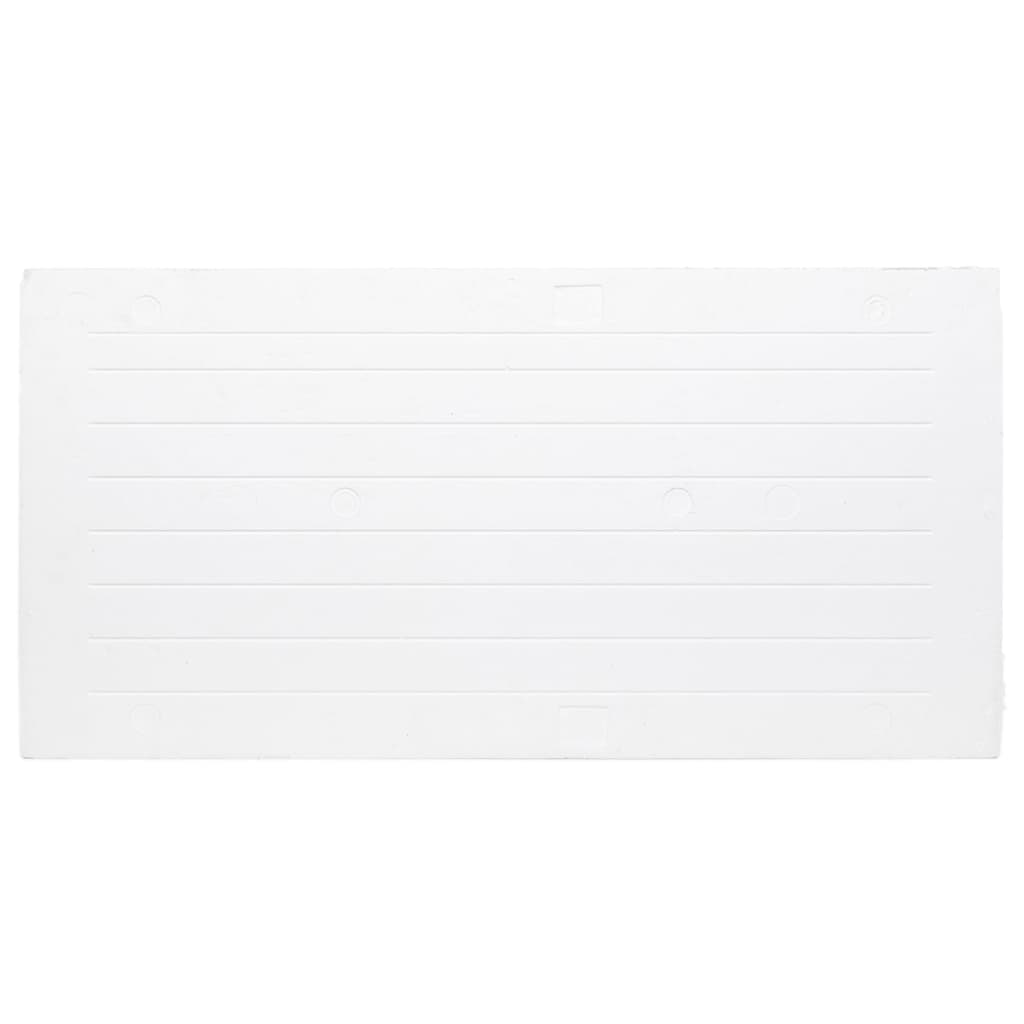 3D-veggpaneler 10 stk mørkebrun 100x50 cm EPS