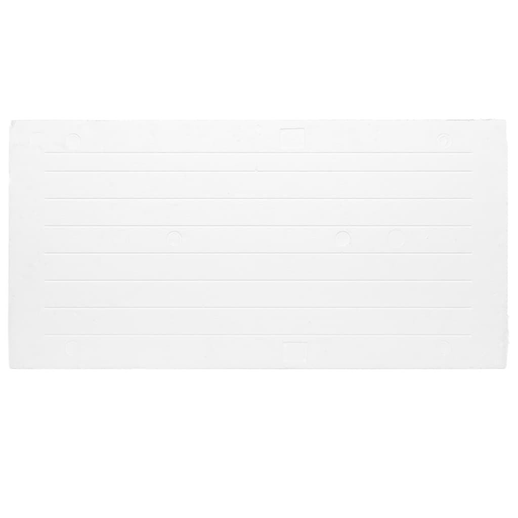 3D-veggpaneler 10 stk lysegrå 100x50 cm EPS