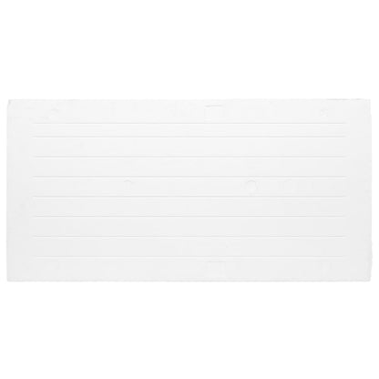 3D-veggpaneler 10 stk lysegrå 100x50 cm EPS