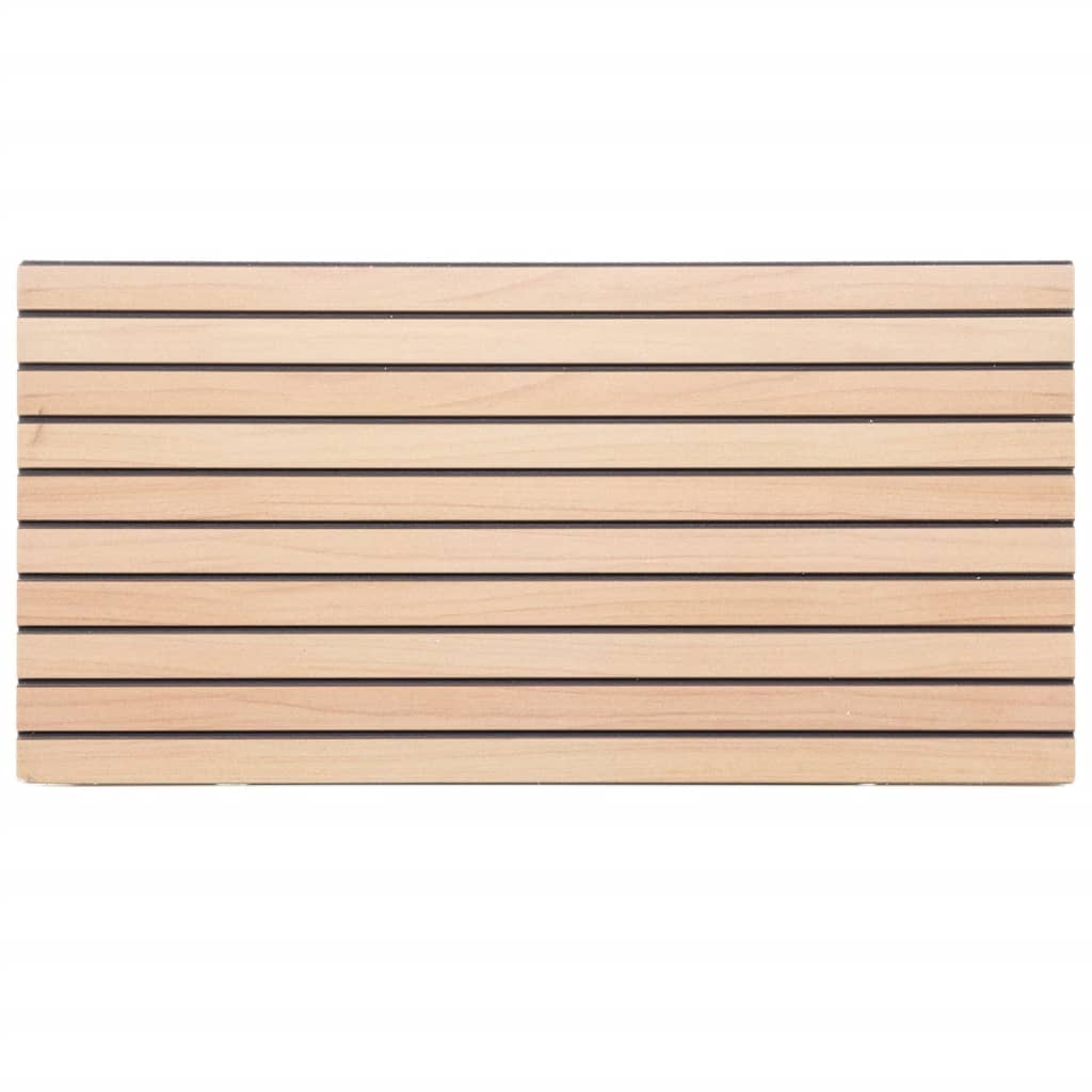 3D-veggpaneler 5 stk brun 100x50 cm EPS