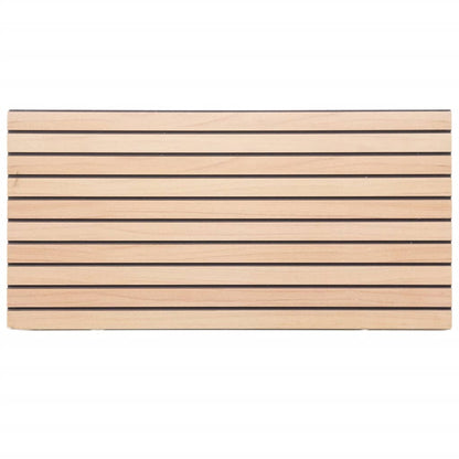 3D-veggpaneler 5 stk brun 100x50 cm EPS