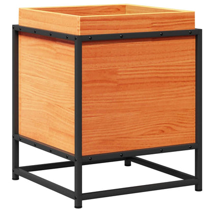 Hageplantekasse voksbrun 40x40x50 cm heltre furu