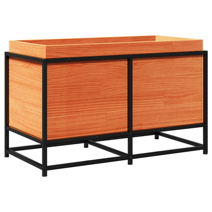 Hageplantekasse voksbrun 80x40x50 cm heltre furu