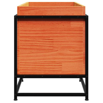 Hageplantekasse voksbrun 80x40x50 cm heltre furu