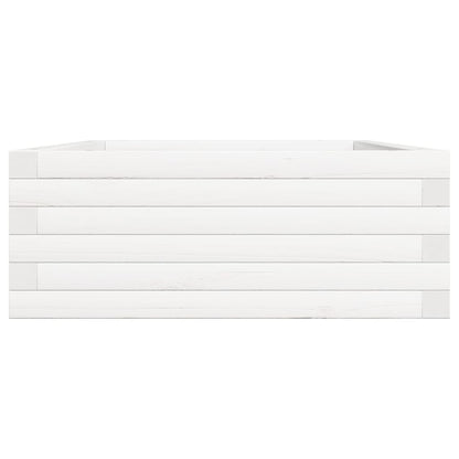 Hageplantekasse hvit 90x60x23 cm heltre furu