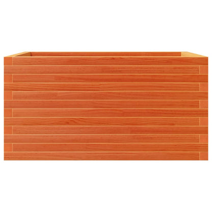 Hageplantekasse voksbrun 90x60x46 cm heltre furu