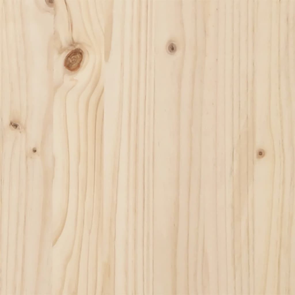 Spisebord X-ramme 200x100x75,5 cm heltre furu og stål