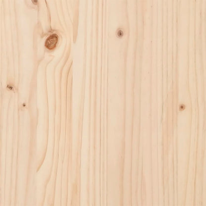 Spisebord X-ramme 200x100x75,5 cm heltre furu og stål