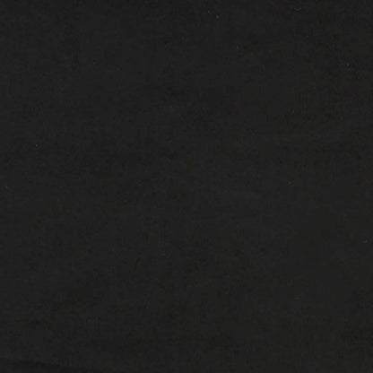 Sengeramme svart 90x200 cm fløyel