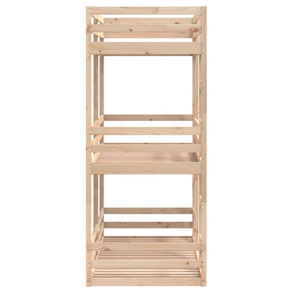 Trippel køyeseng 90x190 cm heltre furu