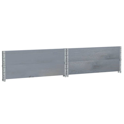 Hageplantekasse grå 100x100 cm heltre furu