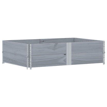 Hageplantekasse grå 150x100 cm heltre furu