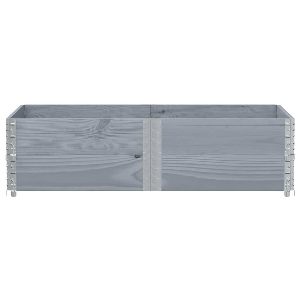 Hageplantekasse grå 150x100 cm heltre furu