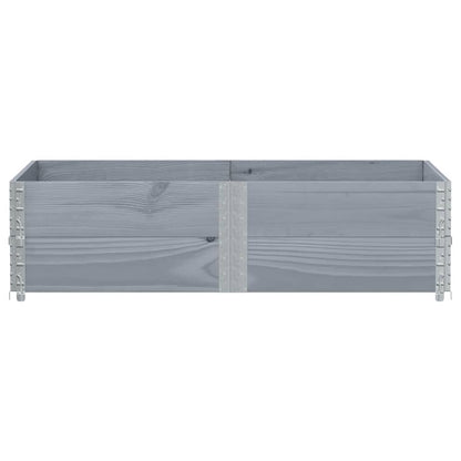 Hageplantekasse grå 150x100 cm heltre furu
