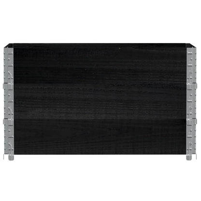 Hageplantekasse svart 100x50 cm heltre furu