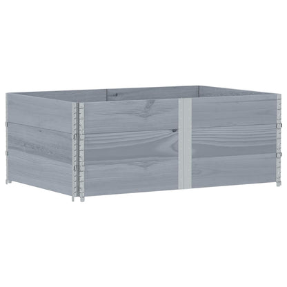 Hageplantekasse grå 150x100 cm heltre furu