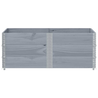 Hageplantekasse grå 150x100 cm heltre furu